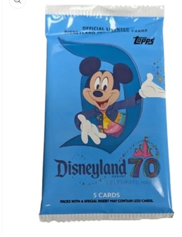 Topps Disneyland 70th Anniversary Trading Cards - 8 Cards per Pack with Special Insert - Officially Licensed Collectible