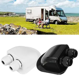 Solar Panel Roof Double Cable Wire Entry Gland Box For Caravan Boat Motorhome