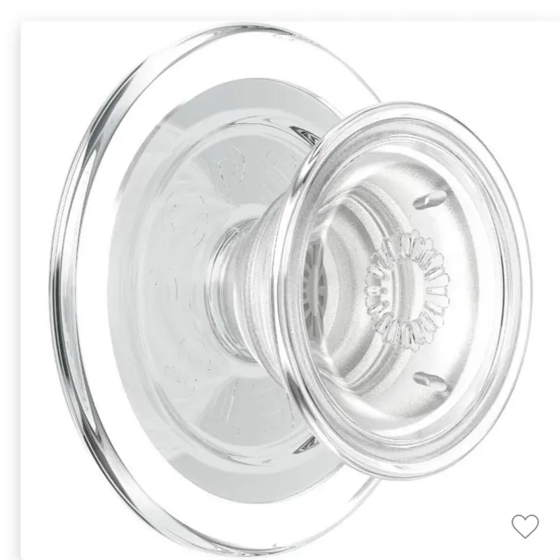 Popsockets Magnetic Phone Grip & Stand Clear with Swapable Top, Ideal for Smartphones & Cellphones