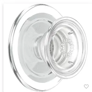 Popsockets Magnetic Phone Grip & Stand Clear with Swapable Top, Ideal for Smartphones & Cellphones