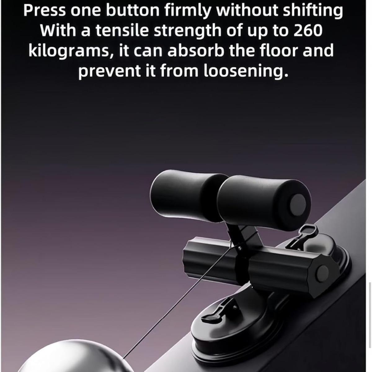 Three Suction Cups Sit Up Assistant Home Use Portable Fitness Helper Stable Support Daily Training Tool