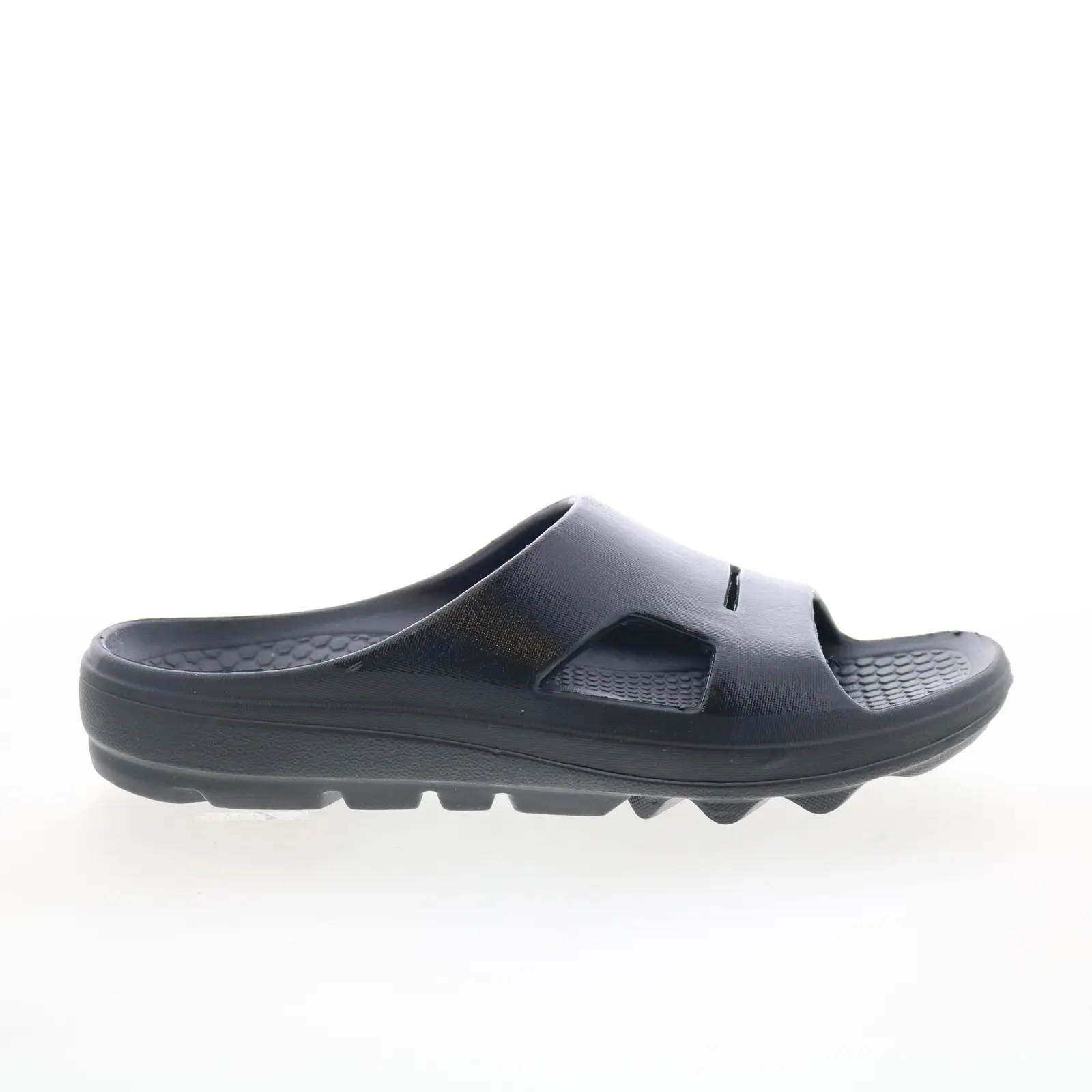 Spenco Fusion 2 Fade Slide 20245 Mens Black Synthetic Slides Sandals Shoes