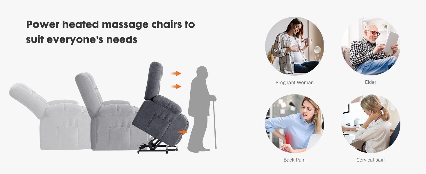 【Deal】Sweet Furniture Comfort Adjustable Recliner Chair with Lumbar Support, Remote Control, 3 Massage Modes, Cup Holders & Vibration Points 【Deal】Sweet Furniture Comfort Adjustable Recliner Chair with Lumbar Support, Remote Control, 3 Massage Modes, Cup Holders & Vibration Points