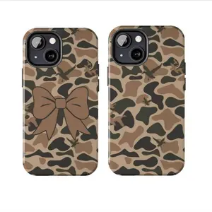 CAMO Dating phone CASE , couple matching- Phone Cases Phone Cover Hard Case Tough 2-piece Phone Case Durable Protection waterfowl camo Suitable for Samsung Galaxy S24