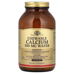Solgar Chewable Calcium, 120 Wafers (500 mg per Wafer)