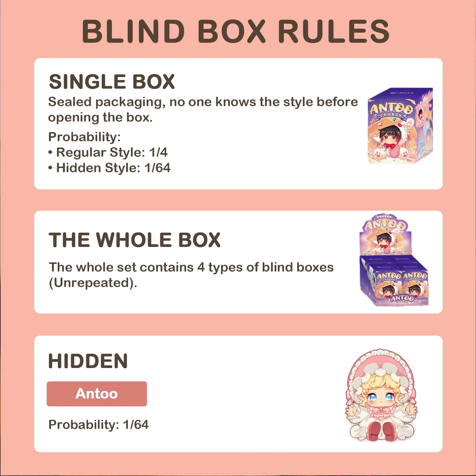 【アロイス】ペリドットのくまちゃん形オルゴナイト☆他１点 ANTOO Antoo's Paradise Lost Series Plush Blind Box - TikTok Shop