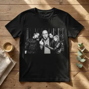 Soprano Posse Graphic Tee, Mob Boss Parody Shirt, Black White Comfort Colors