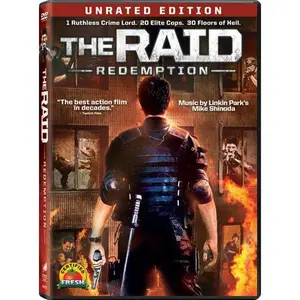 The Raid: Redemption  [DVD Video Disc] UV/HD , Widescreen, Ac-3/Dolby Digital, Dolby, Dubbed, Subtitled