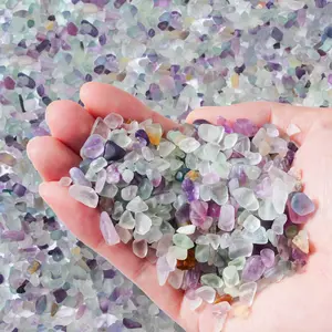 Colorful Fluorite Stones, Small Decorative Rocks, Garden Gravel for Indoor Outdoor Plants, Succulent, Cactus, Aquarium, Fish Tank, Vase, Terrarium