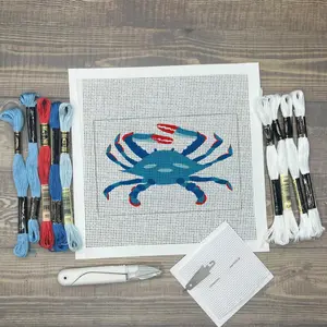 Blue Crab Needlepoint Kit