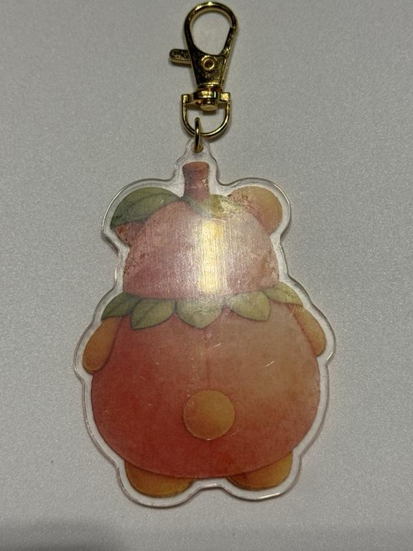 Strawbearry Bear- The Produce Pals Acrylic 2 Sided Keychains