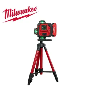 Milwaukee 16 Line Laser Level M18 Battery Compatible Cross Line Leveling Tool Kit For Construction With Base 2026 Precision Tool 84 char home project job site