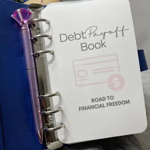 Freedom Debt Payoff Binder with Customizable Inserts, Dashboard and Trackers Freedom Debt Payoff Binder with Customizable Inserts, Dashboard and Trackers
