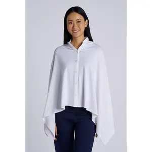 Women's Revilla Button-Up Convertible Wrap | White