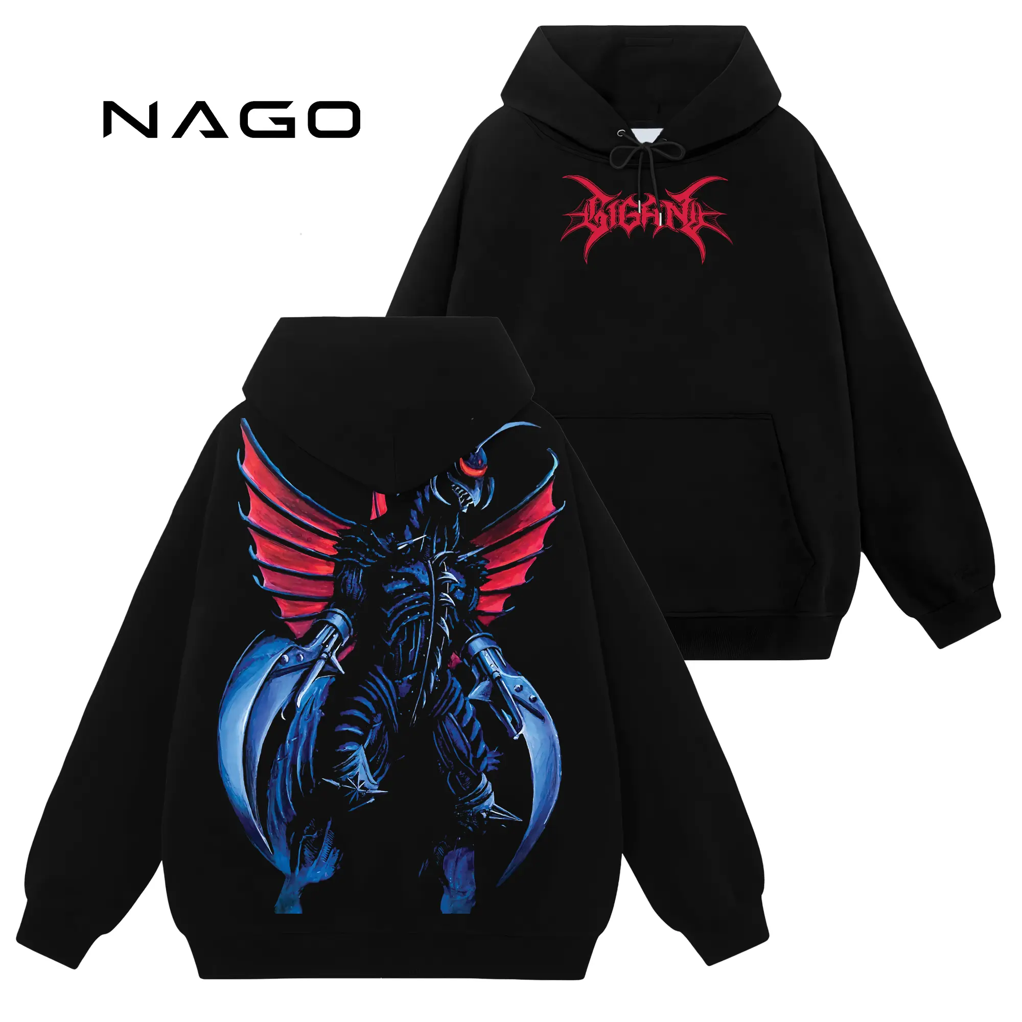 [Nago Shop] Limited Gigan Final Wars Godzilla Gojira Toho Verse #538 Unisex Cotton TShirt Sweatshirt Hoodie Top, Retro 90s Y2K Graphic Seamless Basic Casual Everyday Streetwear Tops, Gift For You