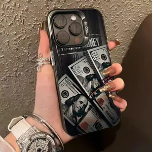 Phone case for iPhone 16 Pro Max 15 Plus 14 13 12 11 XR XS US dollar Anti-Scratch Shockproof Pocket-Friendly durable Cover