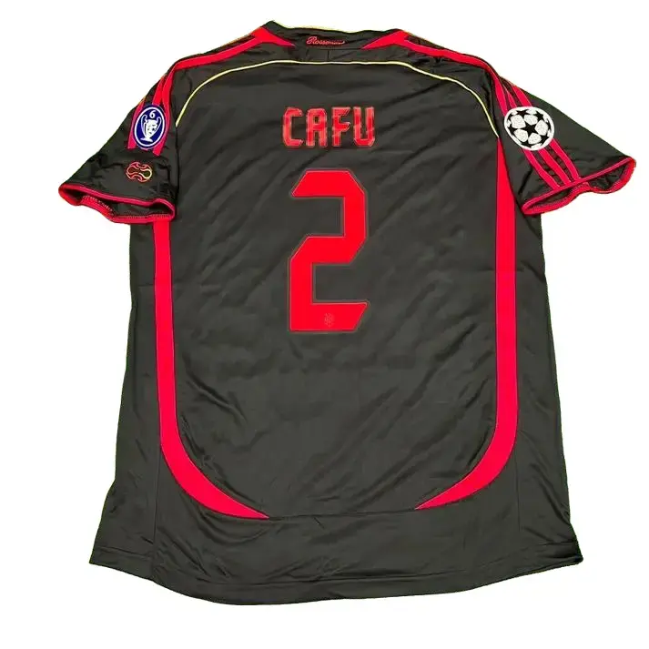 Cafu 2006-2007 Black Retro Football Shirt