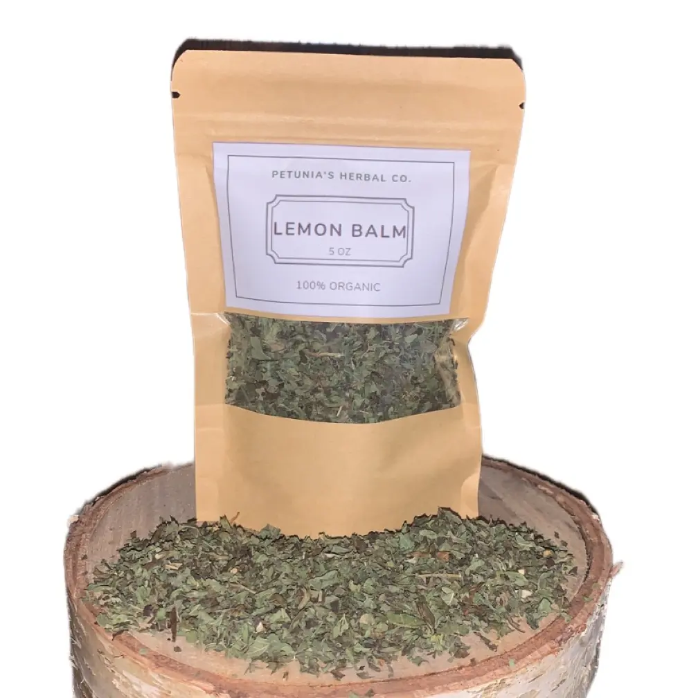 Organic Dried Lemon Balm Organic Dried Lemon Balm