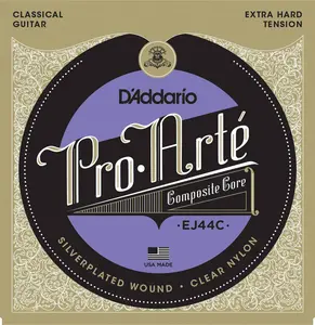 D'Addario EJ44C Pro-Arte Composite Classical Guitar Strings, Extra-Hard Tension
