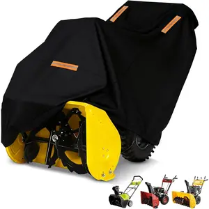 Snow Blower Cover, 300D Durable Oxford Farbic, Fit for  Snowblowers, with Reflective Strip -Weather Protection Outdoor and Indoor use (Black)