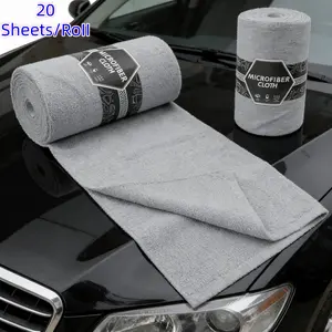 Reusable Cleaning Cloths Roll, Home Kitchen Towels, Microfiber Cloth Rolls, Dishcloth Replacement, Non-Toxic, Made in China