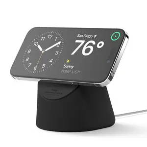 MS1 Charging Stand for MagSafe - Durable Silicone Charger Accessory, Perfect for FaceTime and Video Streaming, Compatible with MagSafe Smartphones and Cases  [4 Colors]