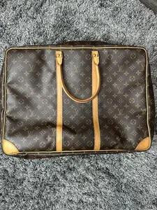 Pre-owned Louis Vuitton Monogram Leather Travel Bags Monogram Vintage Sirius 50 Suitcase LAST PRICE