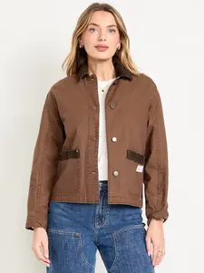 Old Navy Women's Canvas Barn Jacket