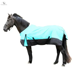 Resistance 1200 Denier Lightweight No Fill Water Resistant Breathable Horse Rain Sheet with Secure Fit and Easy to Clean Design