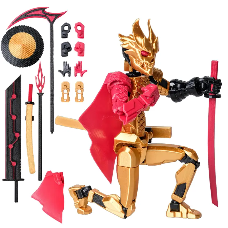 T13 action figure Oni Warrior Series (Assembly Completed Dummy） 20 Action Figure 8.1 inches Strong Magnetic Accessories 10 in 1
