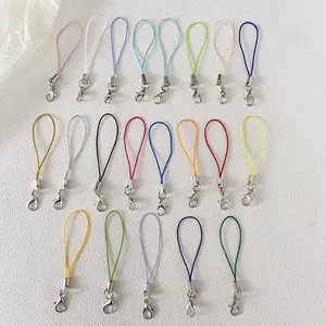20pcs Of Cute Sexy Style Mobile Phone Chain With Lobster Clasp DIY Jewelry Making For Korean Style Hand String Necklace Mobile Phone Chain Making Decoration