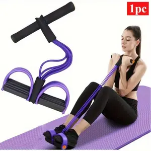 Portable Pedal Resistance Band – Elastic Pull Rope Fitness Equipment for Home Exercise and Stretching