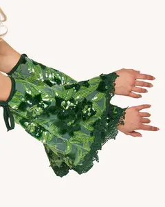 Fairytale Forest Floral Sequin Arm Sleeves