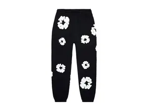 Denim Tears The Cotton Wreath Sweatpants Black