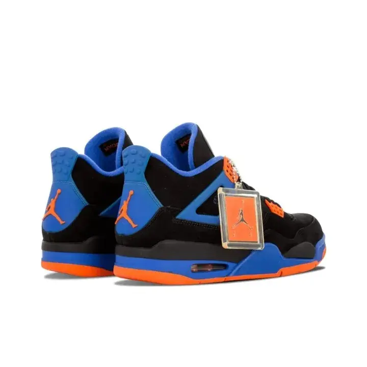 Classic Mid Top Retro Basketball Footwear Unisex Black Blue Orange Contrast Design Brand New Sealed Stored in Original Shoe Box Padded Insole Trendy Skate Street Daily Casual Trainers