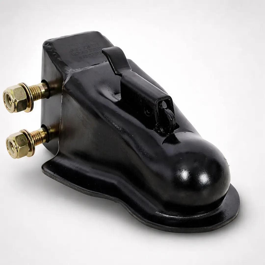 Adjustable Trailer Coupler - 2-5/16 in, 360° Sleeve-Lock Design, Adjustable Height Design, 8000 lbs Heavy-Duty Steel Construction, Corrosion-Resistant Finish, 9.20 lb Boating Accessory for Boat RV Towing