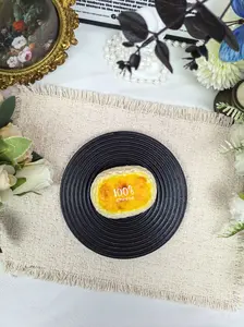 Silicone Cheese Bun  squishies   | Super Soft Sticky Moist Slow Rising Sensory Fidget Toy for Stress Relief & Pla   squeezeluck squishy toy