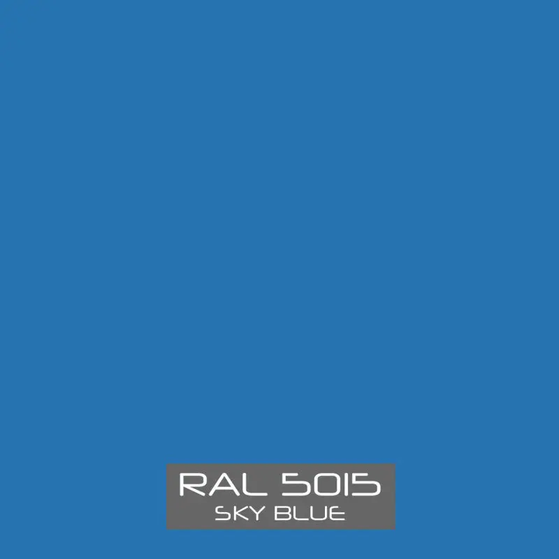 RAL 5015 Sky Blue Powder Coating Paint 1 LB