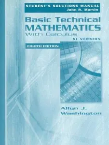 USED-Student's Solutions Manual for Basic Technical Mathematics with Calculus Metric Version by Allyn J. Washington (Paperback)