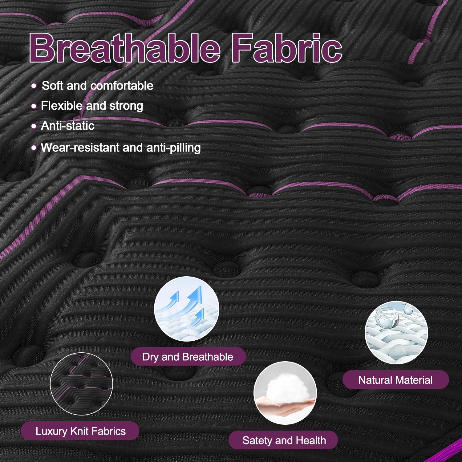 12"14" Twin Full Queen King Size Mattress in a Box Hybrid Spring Gel Memory Foam, Euro Top Medium Firm Ergonomic Mattresses for Motion Isolation, Edge Support, 100 Night Trial 12"14" Twin Full Queen King Size Mattress in a Box Hybrid Spring Gel Memory Foam, Euro Top Medium Firm Ergonomic Mattresses for Motion Isolation, Edge Support, 100 Night Trial