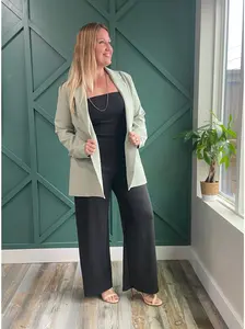 Black 'Jade' Back Cut Out Tube Jumpsuit