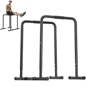 VEVOR Dip Bars, 500 lbs Weight Capacity, Heave Duty Dip Stand Station, Fitness Workout Dip Bar Station Stabilizer Parallette Push Up Stand, Parallel Bars for Strength Training Home Gym Office OutdoorVEVOR Super Brand Day