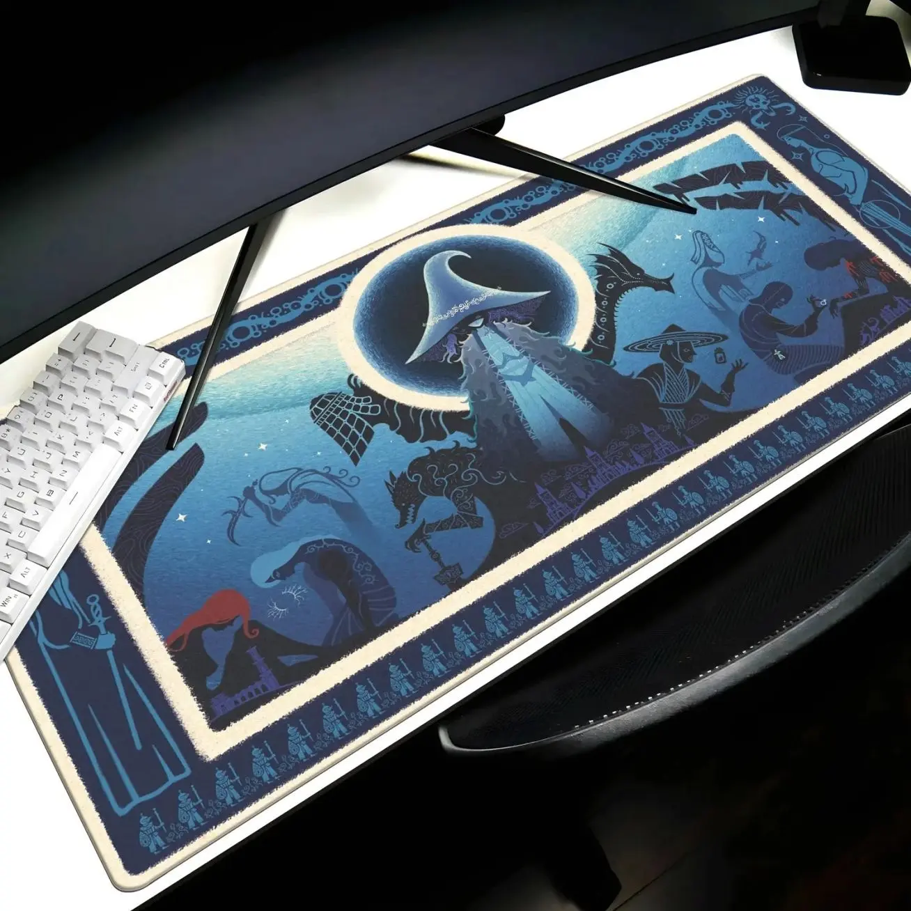 Ranni the Witch Desk Mat Elden Ring Mouse Pad, Lands Between Mouse Pad Gaming Desk Pad, Erdtree Gaming Mousemat, Elden Ring Playmat