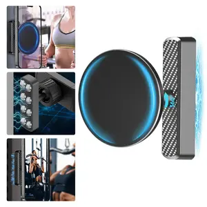Gym Magnetic Phone Holder,Attach to Metal Surface,360° Rotatable Gym Phone Holder Magnet Mount for Workout Recording,Compatible with Andriod Phone and iPhone 17/16/15/14/13/12, Perfect Gift for Men & Women