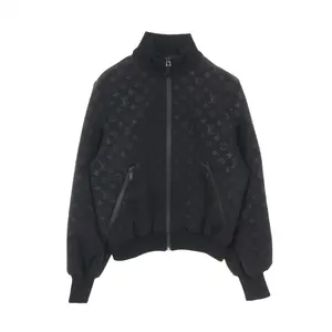 Pre-owned Louis Vuitton Nylon Small Leather Goods Monogram Embossed Jacket