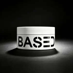 3oz BASED Hair Clay | Best-Selling Strong Hold Matte Styling Clay, Non-Toxic Shea Butter & Beeswax Formula