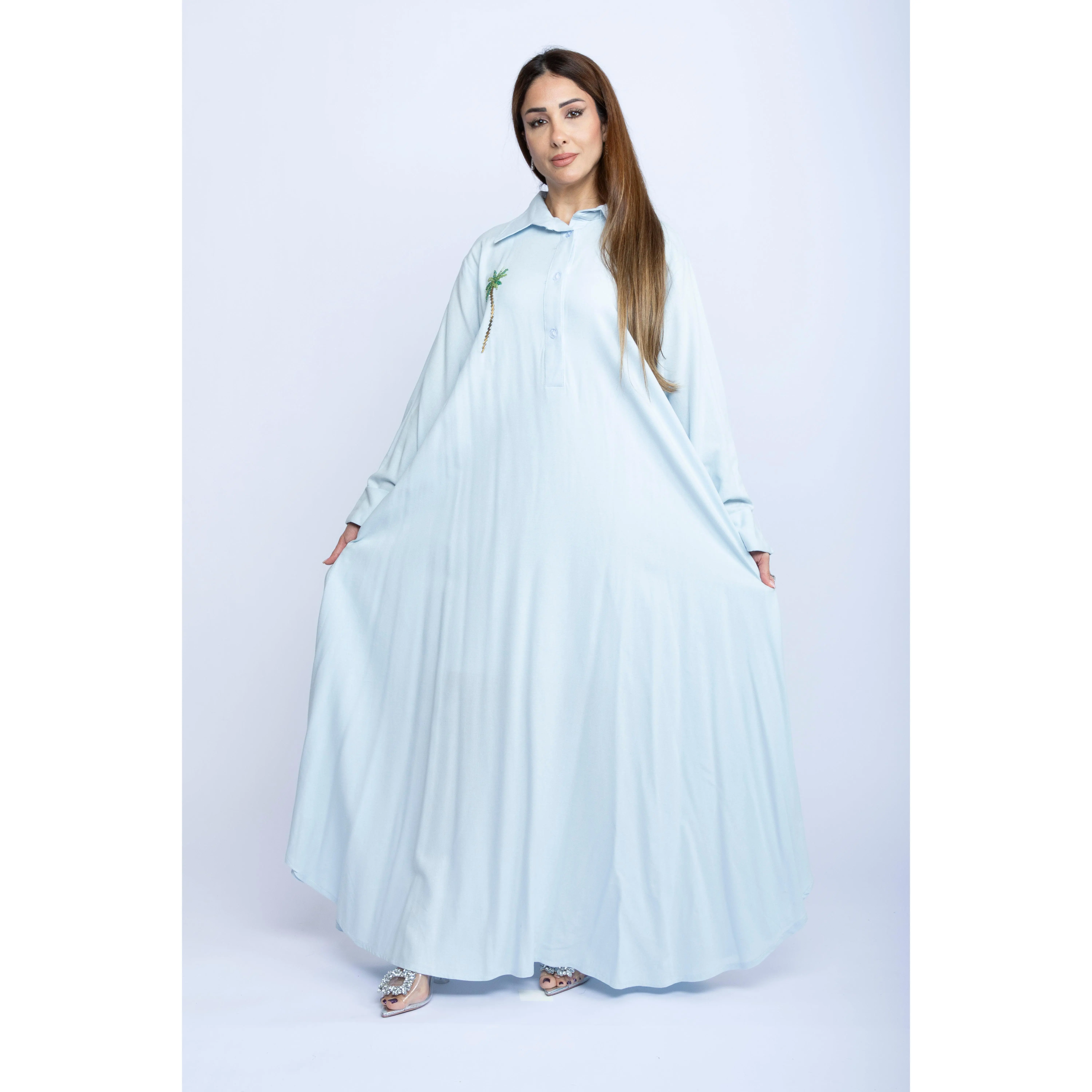Desert Caravan Kuwaiti Embroidered Dress