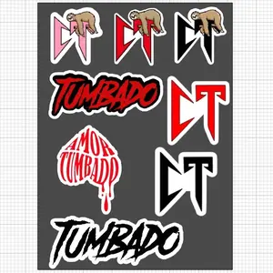 Corridos Tumbados Stickers - Sheet of Decorative Stickers