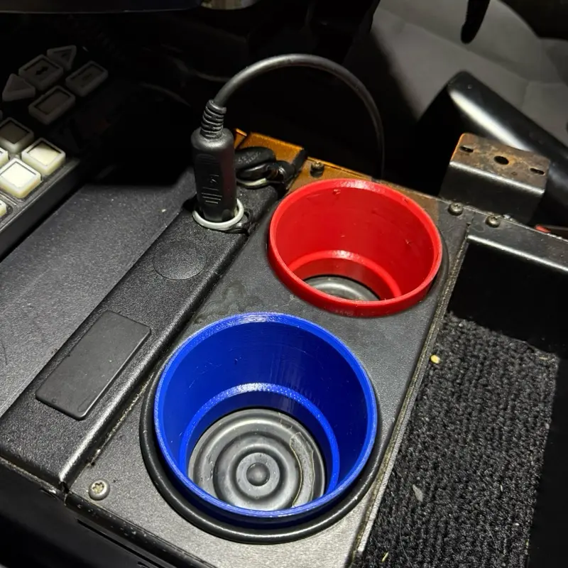 MoteDrop Car Beverage Cupholder Insert - 4-In-1 Fitting Design for 20oz Tumblers, Coffee Cups, Skinny Energy Drinks, Custom 3D Printed for Havis C-CUP-2, Car Interior Mount Accessory