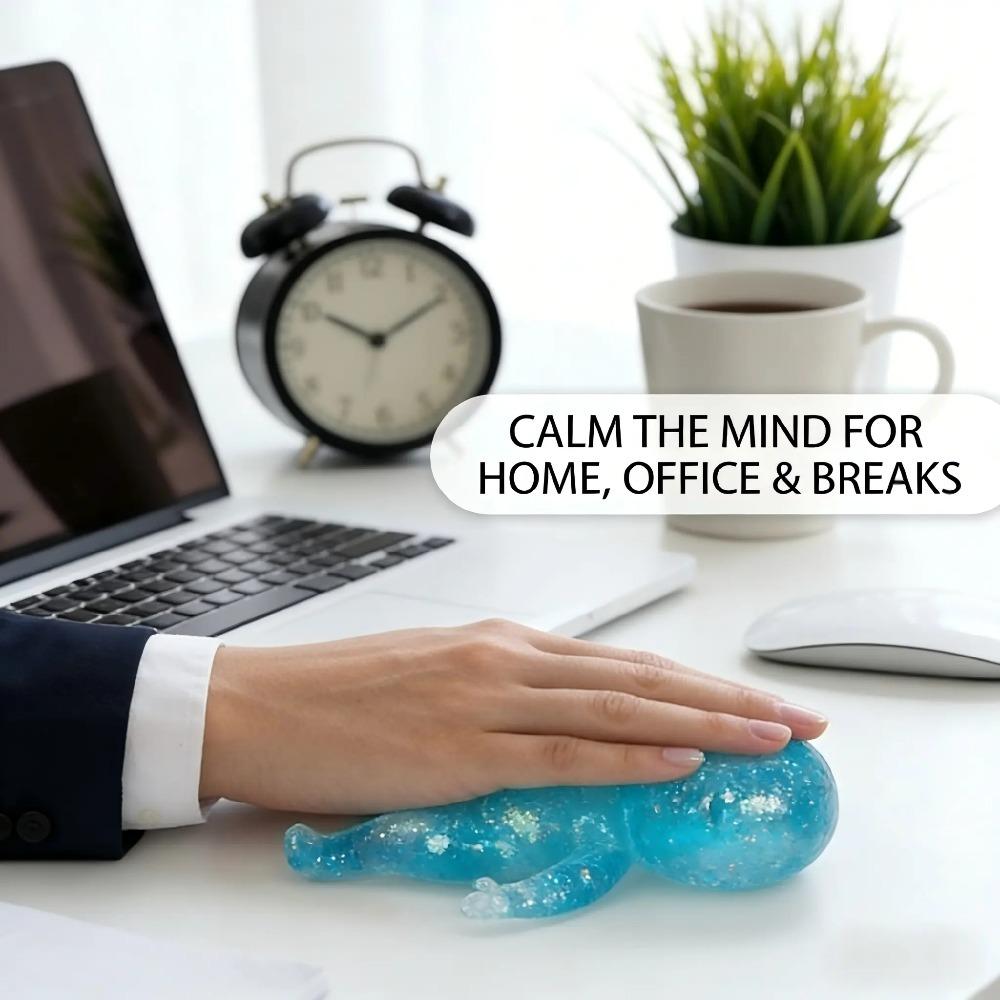 Squishy Babies Glitter Big Dancing SoftMoldable Slow Rising Sensory Fidget ToyStress Anxiety Relief for Kids Adults EasterBasket Christmas Stocking Birthday Gifts